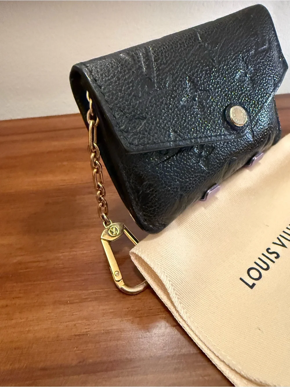 Louis Vuitton Black Monogram Envelope Wallet 💯authentic